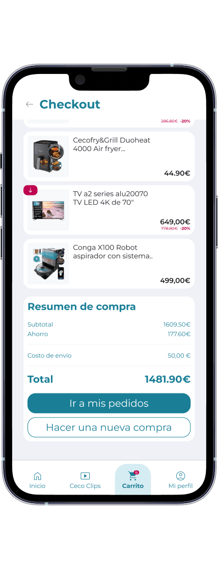 CECOApp screen 5