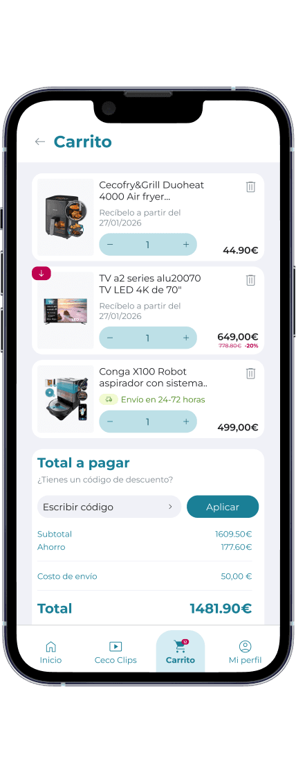 CECOApp screen 6