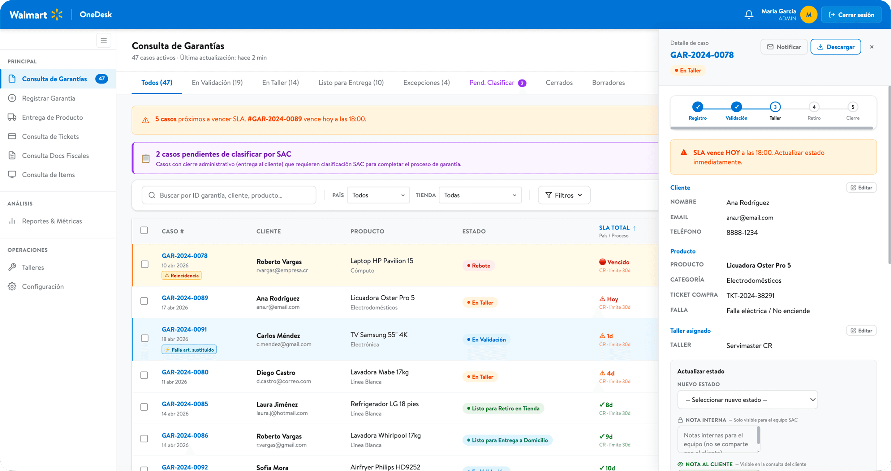 OneDesk screen 6