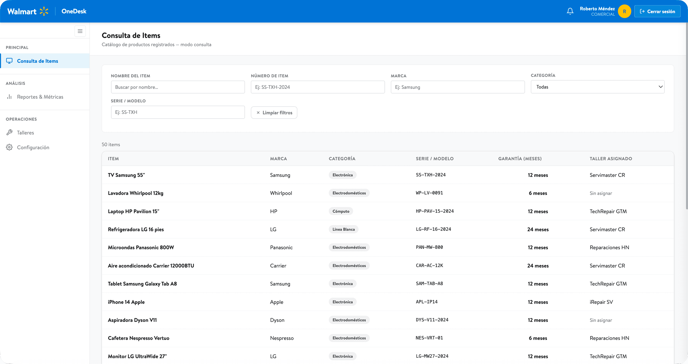 OneDesk screen 8